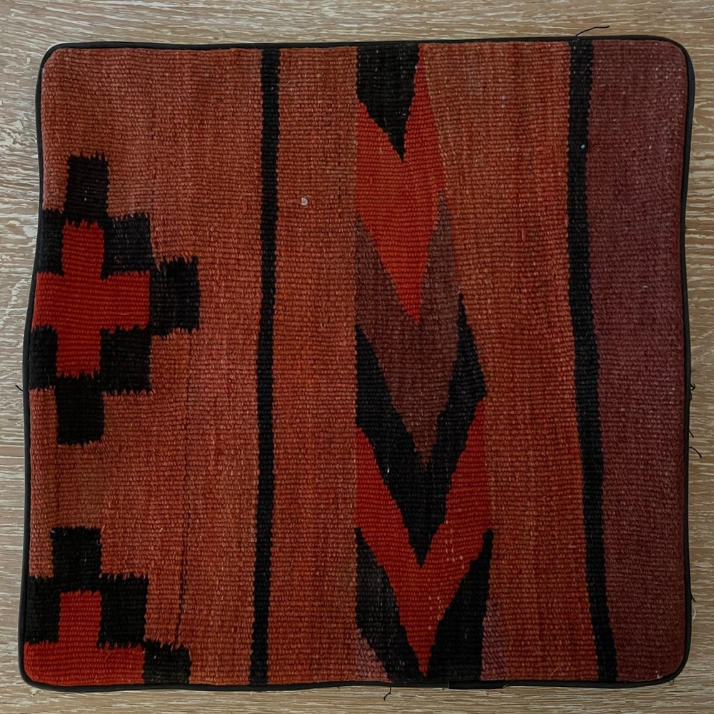 Kilim Rug Aztec Motif Pillow Cover